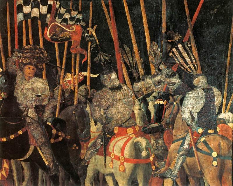 UCCELLO, Paolo Micheletto da Cotignola Engages in Battle (detail) et Spain oil painting art